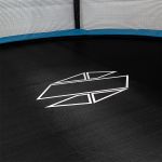 Trampolina Sapphire ST-0012W 12FT 374 cm z siatką wewnętrzną + drabinka GRATIS - niebieska