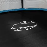 Trampolina Sapphire ST-1212W 12FT 374 cm z siatką wewnętrzną + drabinka GRATIS - niebieska