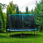 Trampolina Sapphire ST-0010W 10FT 312 cm z siatką wewnętrzną + drabinka GRATIS - niebieska