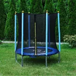 Trampolina Sapphire 4.6 FT 140 cm niebieska Trampolina Sapphire 4.6 FT 140 cm niebieska