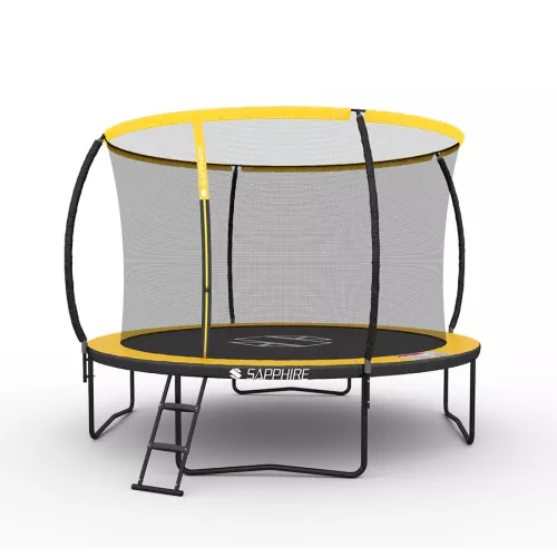 Trampolina Sapphire ST-0010W 10FT 312 cm z siatką wewnętrzną + drabinka GRATIS - pomarańczowa Trampolina Sapphire ST-0010W 10FT 312 cm z siatką wewnętrzną + drabinka GRATIS - pomarańczowa
