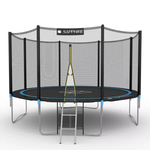 Trampolina Sapphire 14FT 435 cm + drabinka z kategorii Trampoliny, marka Sapphire 