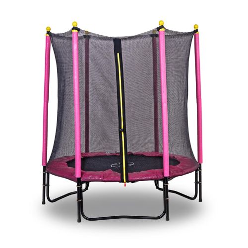 Trampolina Sapphire ST-1046 4.6 FT 140 cm - różowa