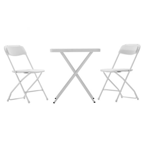 Zestaw mebli składanych Newstorm Aruba - stół i dwa krzesła
