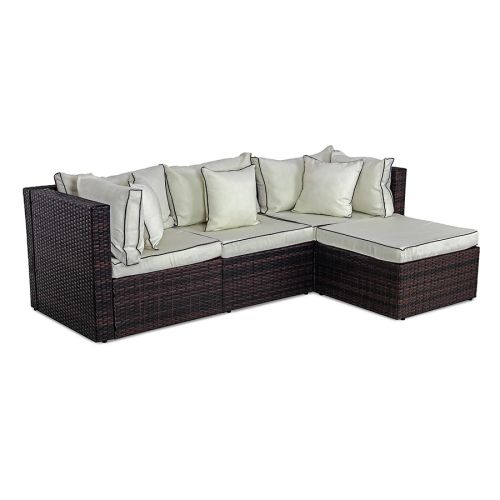 Narożnik ogrodowy z technorattanu Sapphire ST-1300 Fico