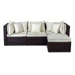 Narożnik ogrodowy z technorattanu Sapphire ST-1300 Fico