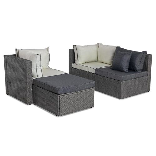 Narożnik ogrodowy z technorattanu Sapphire ST-1300 Fico