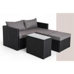 Zestaw modułowych mebli ogrodowych Sapphire ST-1320 Daco - sofa, stolik, pufy