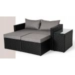 Zestaw modułowych mebli ogrodowych Sapphire ST-1320 Daco - sofa, stolik, pufy