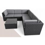 Narożnik ogrodowy z technorattanu Sapphire ST-1330 Rubi