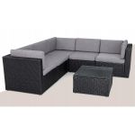 Narożnik ogrodowy z technorattanu Sapphire ST-1330 Rubi