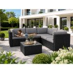 Narożnik ogrodowy z technorattanu Sapphire ST-1330 Rubi