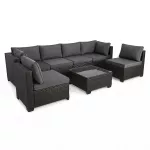 Zestaw mebli ogrodowych Sapphire ST-1400 Dalia Duo plus dwa komplety pokrowców