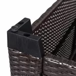 Zestaw mebli ogrodowych Sapphire ST-1400 Dalia Duo plus dwa komplety pokrowców
