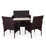 Zestaw mebli ogrodowych z technorattanu Sapphire ST-1410 Lima
