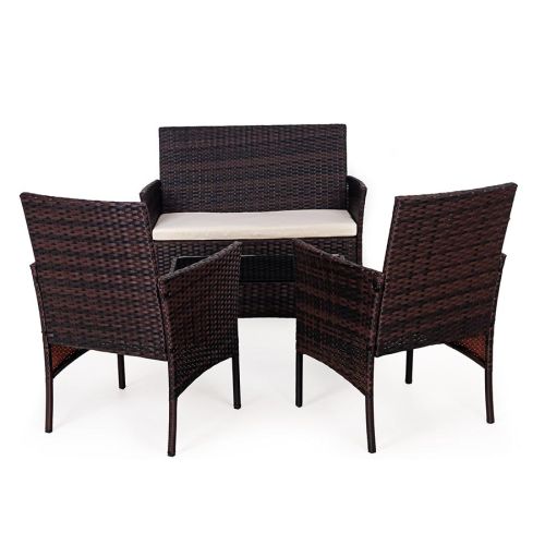 Zestaw mebli ogrodowych z technorattanu Sapphire ST-1410 Lima