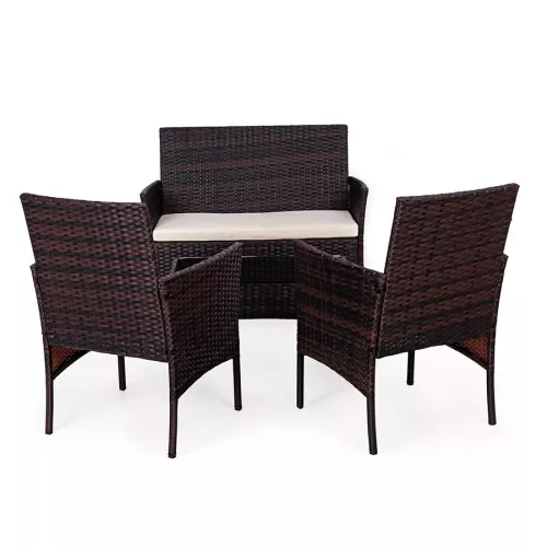 Zestaw mebli ogrodowych z technorattanu Sapphire ST-1410 Lima