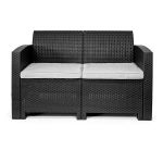 Zestaw mebli ogrodowych Sapphire ST-1540 Boston - stolik + sofa + 2 fotele