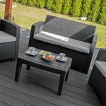 Zestaw mebli ogrodowych Sapphire ST-1540 Boston - stolik + sofa + 2 fotele