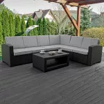 Zestaw mebli ogrodowych Sapphire ST-1560 Porto - stolik + narożnik Zestaw mebli ogrodowych Sapphire ST-1560 Porto - stolik + narożnik