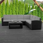 Zestaw mebli ogrodowych Sapphire ST-1560 Porto - stolik + narożnik Zestaw mebli ogrodowych Sapphire ST-1560 Porto - stolik + narożnik