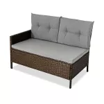 Zestaw mebli ogrodowych Sapphire ST-1570 Gusto - narożnik + stół - brąz