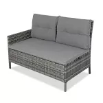 Zestaw mebli ogrodowych Sapphire ST-1570 Gusto - narożnik + stół - szary Zestaw mebli ogrodowych Sapphire ST-1570 Gusto - narożnik + stół - szary