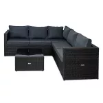 Zestaw mebli ogrodowych Sapphire ST-1580 Madera - narożnik + stolik Zestaw mebli ogrodowych Sapphire ST-1580 Madera - narożnik + stolik