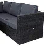 Zestaw mebli ogrodowych Sapphire ST-1580 Madera - narożnik + stolik Zestaw mebli ogrodowych Sapphire ST-1580 Madera - narożnik + stolik