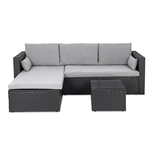 Narożnik ogrodowy z technorattanu Sapphire ST-1670 Soria