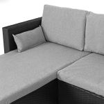 Narożnik ogrodowy z technorattanu Sapphire ST-1670 Soria