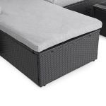 Narożnik ogrodowy z technorattanu Sapphire ST-1670 Soria