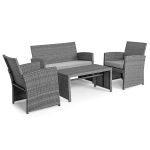 Zestaw mebli ogrodowych z technorattanu Sapphire ST-820 Toma