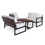 Zestaw modułowych mebli ogrodowych aluminiowych Sapphire ST-980 Betti