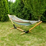 Zestaw stelaż plus hamak ogrodowy Sapphire ST-211 Bari - multikolor Zestaw stelaż plus hamak ogrodowy Sapphire ST-211 Bari - multikolor
