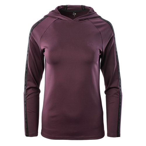 Bluza damska z kapturem IQ Boyna WMNS - purpurowa