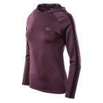 Bluza damska z kapturem IQ Boyna WMNS - purpurowa