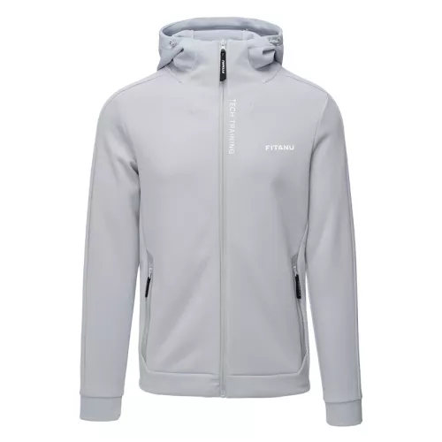 Bluza męska z kapturem Fitanu Fimon - szara Bluza męska z kapturem Fitanu Fimon - szara