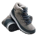 Buty ocieplane trekkingowe damskie Hi-Tec Midora Mid WP Wo's - szare