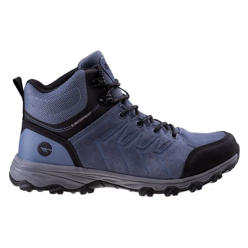 Buty trekkingowe męskie Hi-Tec Helone Mid Wp - niebieskie