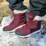 Buty zimowe damskie Hi-Tec Mestia Mid WP Wo's - ciemnoróżowe Buty zimowe damskie Hi-Tec Mestia Mid WP Wo's - ciemnoróżowe