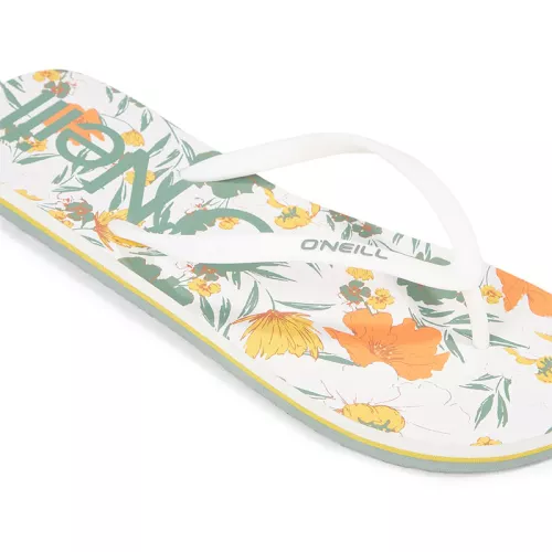 Japonki damskie O'Neill Profile Graphic Sandals - białe