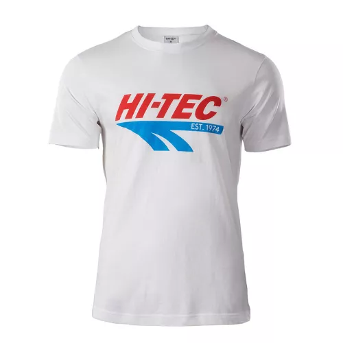 Koszulka męska Hi-Tec Retro - biała