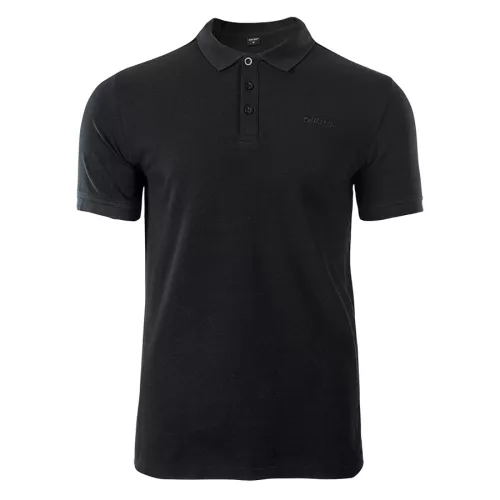 Koszulka polo męska Hi-Tec Romso - czarna