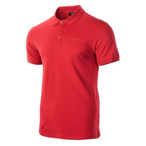 Koszulka polo męska Hi-Tec Romso - czerwona