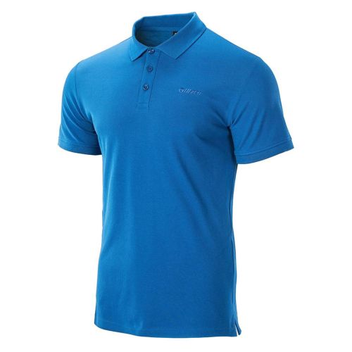 Koszulka polo męska Hi-Tec Romso - niebieska