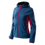 Kurtka damska Softshell Brugi 2NAX - granatowa