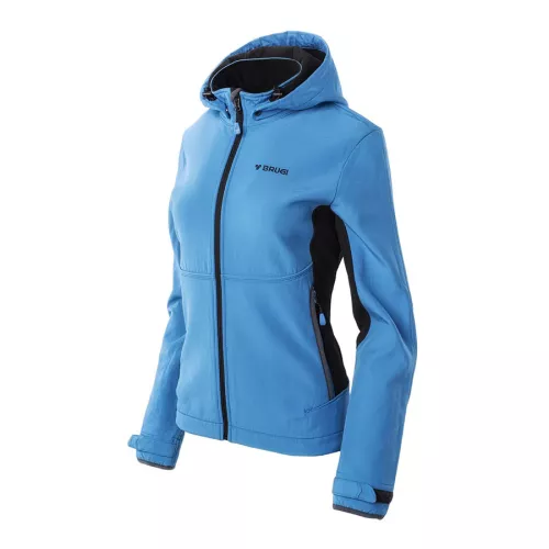 Kurtka damska Softshell Brugi 2NEA - błękitna