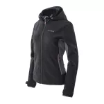 Kurtka damska Softshell Brugi 2NEA - czarna Kurtka damska Softshell Brugi 2NEA - czarna
