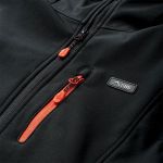 Kurtka damska Softshell Elbrus Iver Wo's - czarno-pomarańczowa